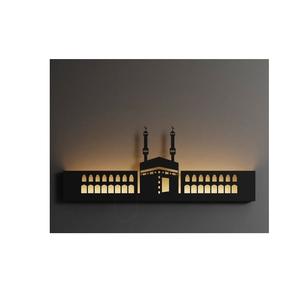 Placa de caligrafía árabe de metal con versos inspiradores del Corán ideal para la decoración del pasillo o la pared de entrada - Product Image 6