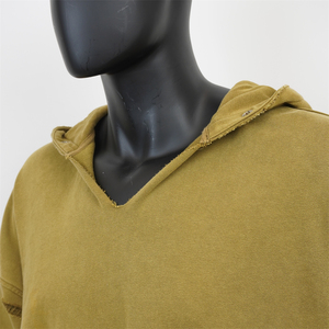 Sweat à capuche surdimensionné décontracté pour hommes en coton 100% de qualité supérieure - Product Image 4