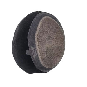 Perruque toupet Miraje Model Taz Hair BD en cheveux humains Remy indiens avec base en dentelle et en PU, ondulations profondes et ondulations naturelles - Product Image 4