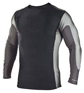 Service OEM ODM, impression numérique, manches longues, séchage rapide, respirant, durable, rashguards pour hommes, spandex/polyester, design personnalisé - Product Image 2