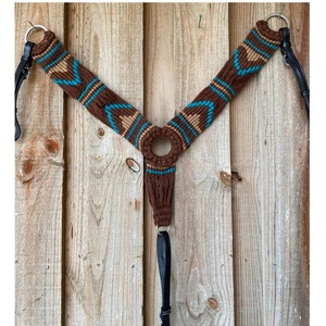 Premium Leather Horse Headstall & BreastPlate Set - Durable, Stylish, Comfortable, and Perfect for All Riding Adventures - Product Image 1