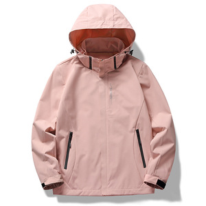 Hermoso color para niñas Chaqueta cortavientos delgada y ligera de alta calidad Chaqueta de senderismo impermeable y a prueba de viento para exteriores - Product Image 1