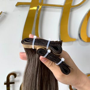 2024ยืดผมลอนลึกแบบหลวมสำหรับต่อผมมนุษย์แท้เวียดนามเทปยาวธรรมชาติ - Product Image 1