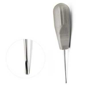 Élévateur dentaire droit manuel en acier inoxydable, instrument d'élévation des racines dentaires avec poignée ergonomique pour la chirurgie buccale - Product Image 6