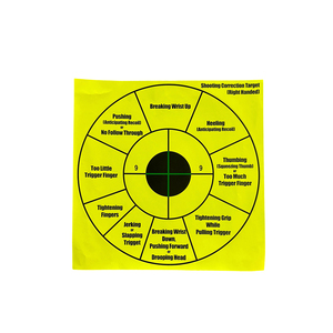 Bersaglio di Addestramento Fluorescente Altamente Visibile da 12 Pollici per Correzione Destra e Sinistra - Product Image 6