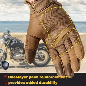 Guantes Deportivos de Motocicleta de Cuero con Logotipo Personalizado, Guantes de Carreras de Motocicleta, Guantes de Motocicleta de Diseño Personalizado de Última Tendencia - Product Image 6