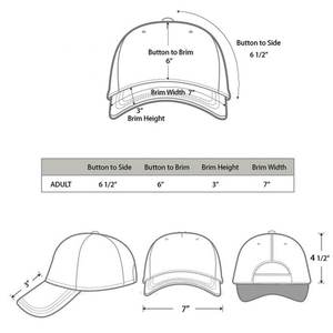 Casquette de baseball en polyester 100% de haute qualité Chapeau à 5 panneaux brodé à la mode OEM avec fonction imperméable réglable - Product Image 6