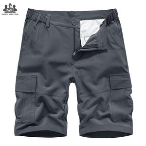 Pantalones Cortos Cargo de Lona Ligeros y Transpirables para Hombre, Cierre de Botones, Diseño Sólido, Estilo Casual, Bolsillos, para Uso Diario, Trabajo, Verano, Aire Libre - Product Image 5