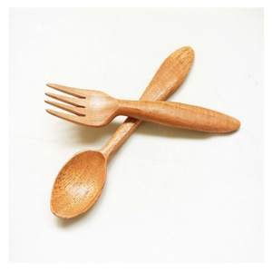 เครื่องใช้ในครัวทำจากไม้ช้อนเสิร์ฟเครื่องเทศบนโต๊ะอาหารเช้า - Product Image 3