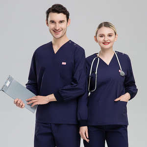 Uniformes de gommage médicaux Offre Spéciale ensembles d'uniformes d'infirmière de gommage pour hommes pour l'hôpital respirant et séchage rapide Service Oem sur mesure - Product Image 6