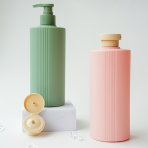 ขวดเครื่องสำอาง HDPE 500มล. พร้อมฝาปั๊มสำหรับแชมพูครีมนวดผมโลชั่นทำความสะอาดผิวหน้าสีแบบกำหนดเอง - Product Image 5