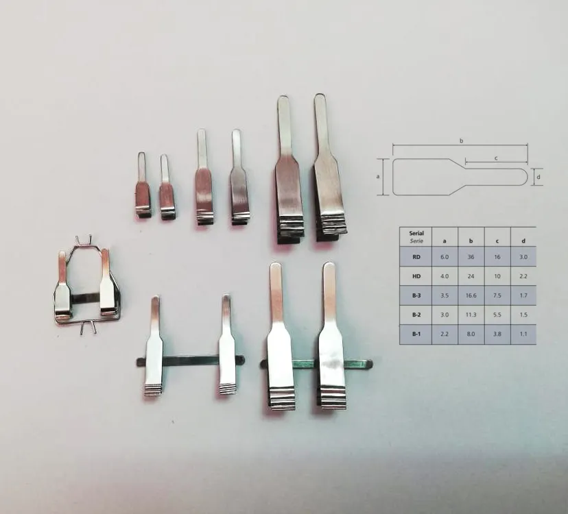 Colliers de Micro-vaisseau clinique colliers de micro-chirurgie, colliers de Micro-chirurgie, instruments chirurgicaux