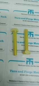 Boulons à tête hexagonale en laiton de différentes tailles et longueurs Vis de réglage hexagonale en laiton avec demi-filetage Boulons durables pour diverses applications - Product Image 6