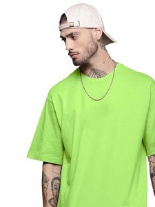 T-shirt surdimensionné à épaules tombantes de haute qualité en gros Impression personnalisée 350 Gsm T-shirt surdimensionné en coton lourd respirant - Product Image 4