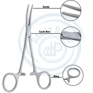 สแตนเลสคุณภาพสูงเครื่องมือผ่าตัดร้อนขายเลือดหยุดคันพัดโค้ง 20 ซม.DADDY D PRO CE ISO ได้รับการรับรอง - Product Image 2