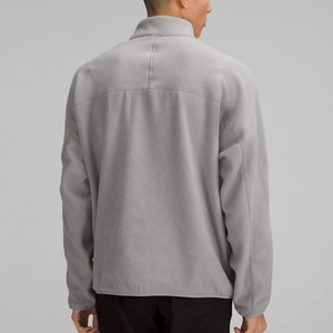 เสื้อสเวตเตอร์ผ้าฝ้าย100% แบบสวมหัวมีซิปรูดครึ่งหนึ่งสำหรับฤดูหนาวเสื้อสเวตเตอร์ระบายอากาศกันน้ำสำหรับงาน OEM - Product Image 3