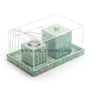 Bone Inlay Bakhoor Incense Burner With <b>Sweet</b> <b>Box</b> and Tray Mubkhar Aroma Dubai Royal Gifts for Home Decor Indian Suppliers - Product Image 6