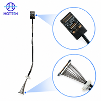 Câble FPC personnalisé 90 mm vers HRS DF36 15 broches et HRS DF56 pour systèmes de caméra de drone et systèmes d'affichage