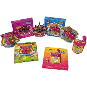 Customized Exotic Die Cut Mylar Bags with <b>Box</b> Set Irregular Special Shape Mylar Bag with <b>Box</b> - Product Image 2