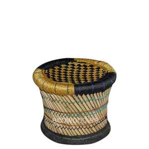 Nuevo otomano relajante elegante muebles decorativos moderno dormitorio hecho a mano taburete de bambú consola con incrustaciones de hueso - Product Image 4