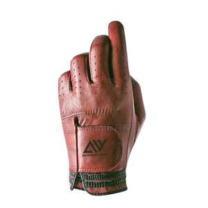 Gants de golf professionnels Super doux et bien respirants Cabretta/peau de mouton Simple Excellent pour les fans de sport Cuir véritable - Product Image 1