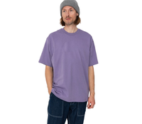 T-shirts à manches courtes Hip-Hop 2025 pour hommes – Streetwear personnalisé, tendance, uni, épais, 100 % coton, écologique, respirant – Direct Usine