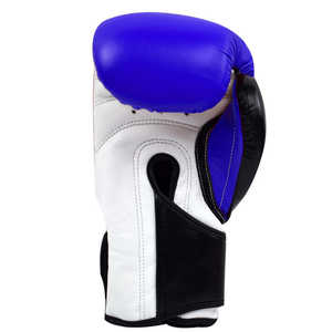 Guantes de boxeo con cordones ganadores profesionales Cuero genuino Personalizable Alta calidad Absorbe la humedad Servicio OEM de alta calidad - Product Image 5