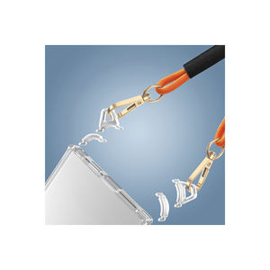 Coque en silicone souple transparente antichoc compatible avec Galaxy S25 Ultra, avec protection d'angle Airbag et support de sangle intégré - Product Image 3