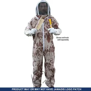 Traje de apicultura de camuflaje del desierto con velo descomprimible Ropa de seguridad esencial para la apicultura nocturna - Product Image 5