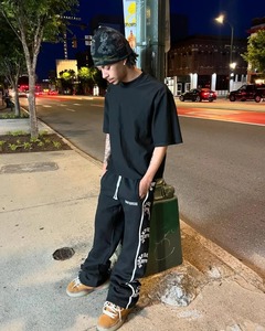 High Street Hip-hop rétro décontracté mode surdimensionné pantalons de survêtement hommes Y2k 2025 Harajuku Gothpunk Rock lâche lavé hommes pantalons - Product Image 4