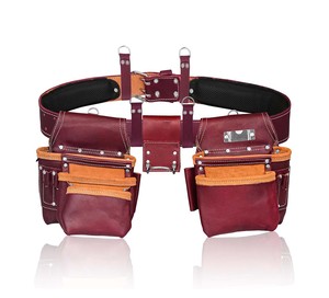 WELKINLAND Heavy-Duty Leather Tool Belt Suspenders, Leather - View #10