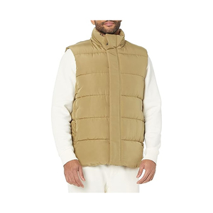 Men's Sleeveless Puffer Jacket Insulated and Waterproof, Stylish Outdoor Bodywarmer for Sports and Casual Wear - Product Image 1