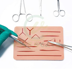 Kit de coussinets d'entraînement de suture de style unique, plaies précoupées 3 couches de maille intégrée pour kit de suture de coupe de gomme, instrument médical - Product Image 2