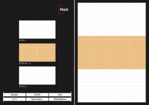 กระเบื้องซาตินด้านเซรามิคสไตล์รถไฟใต้ดินขนาด300X600มม. กระเบื้องภายในแบบชนบทสำหรับห้องน้ำและห้องครัวสำหรับผนังห้องและห้อง - Product Image 2