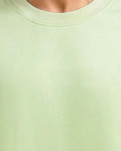 T-shirt 100% coton de haute qualité de couleur claire pour hommes T-shirts pour hommes imprimés surdimensionnés de poids lourd personnalisés - Product Image 2