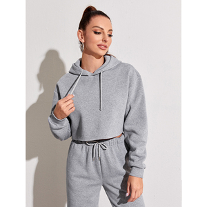 ชุดวอร์มผ้าฟลีซแขนยาวสำหรับผู้หญิงและผู้ชาย ปรับแต่งได้ 100% ผ้าฝ้าย ระบายอากาศดี ดีไซน์ 2 in 1 ไซส์พลัส XL สำหรับออกกำลังกายและวิ่งจ๊อกกิ้ง - Product Image 6