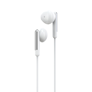 Casque audio de haute qualité 1,2 m Blanc EP-270 écouteurs filaires avec prise microphone - Product Image 1