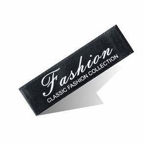 Étiquettes tissées en polyester faites à la main, étiquettes en coton imprimées pour vêtements, chapeaux, chaussures, sacs, personnalisées pour un style individuel - Product Image 3