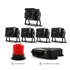 Système de caméra de sécurité intelligent pour véhicule avec freinage actif, anti-collision, surveillance des angles morts à 360°, écran 7 pouces, garantie 1 an - Product Image 2