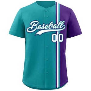 Camiseta de Béisbol Sublimada con Nombre de Equipo y Número, Ropa Deportiva de Secado Rápido, Camiseta de Béisbol Personalizada para Hombre - Product Image 1