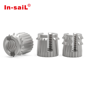 Inserti filettati in alluminio M2, M3, M4, M5, M6 CL600 CL601, filettatura a pressione, filettatura a ghiera per termoplasti e materiali plastici |   Conforme a RoHS - Product Image 2