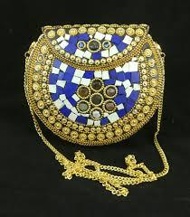 Elegante Bolso de Mano Kundan con Mosaico y Pedrería Hecha a Mano, Bolso de Mano Kundan con Mosaico Premium para Eventos Festivos y Bodas - Product Image 5