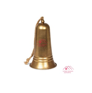 Set of 3 Galvanize Metal Christmas Decor <b>Ornaments</b> for Home Decorative Metal Bells for Home Hotel Indoor and Outdoor Decor Use - Product Image 4
