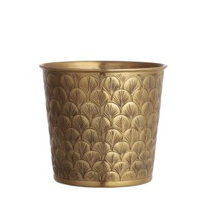 Ensemble de 3 grandes jardinières ovales de luxe en métal, balcon d'hôtel antique en cuivre d'occasion meilleure vente - Product Image 5