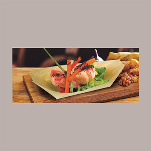 FOOD PACKAGING 2 Packs of 50 Pieces Medium Palm Boat 170x97mm <b>Disposable</b> Finger Food Appetizer <b>Party</b> <b>Supplies</b> <b>Kits</b> - Product Image 6