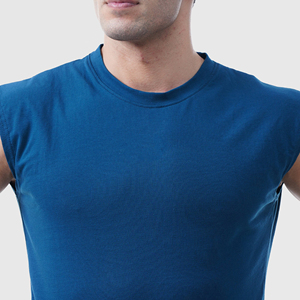 Vente en gros Débardeur d'entraînement sans manches personnalisé Vêtements de musculation pour hommes Vêtements de sport pour hommes Débardeurs - Product Image 4