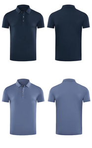 เสื้อยืดคอโปโลแขนสั้นสำหรับผู้ชายเสื้อคอโปโลผ้าฝ้าย100% ออกแบบได้ตามต้องการออกแบบลายพื้นได้โดยตรงจากผู้ผลิต - Product Image 4