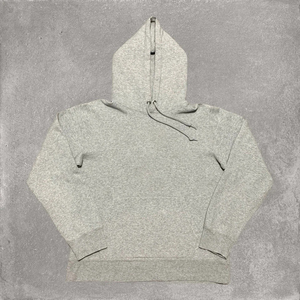 เสื้อกันหนาวมีฮู้ดสำหรับผู้ชายผ้าคอตตอนพิมพ์ลายโลโก้แบบเรียบหรู - Product Image 1