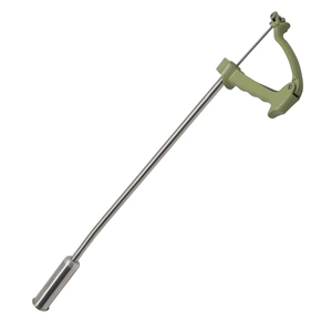 Pistolet à boulettes en acier inoxydable de haute qualité pour moutons et porcs, applicateur réutilisable avec poignée colorée, outil vétérinaire - Product Image 3