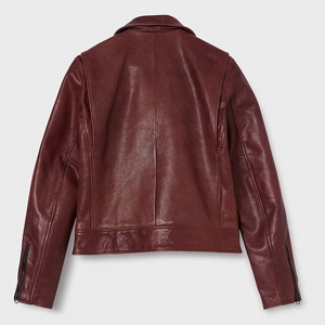 Chaqueta de cuero de vaca impermeable para mujer con patrón Floral de tendencia 2024, ropa corta única de la mejor calidad, estilo transpirable - Product Image 1